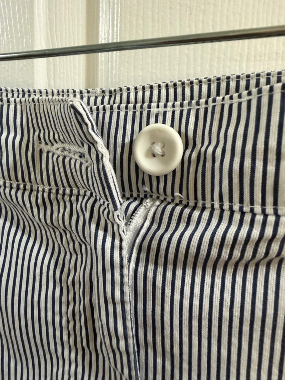 Karen Scott Navy and White Striped Women’s Skort - Picture 4 of 9